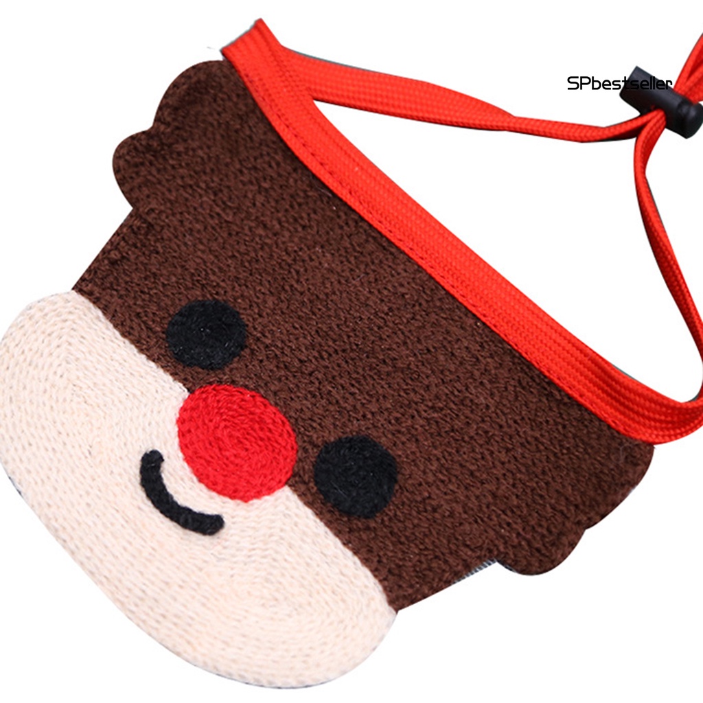 Yếm Đeo Cổ Dệt Kim Thoải Mái Thiết Kế Hoạt Hình Giáng Sinh Cho Thú Cưng