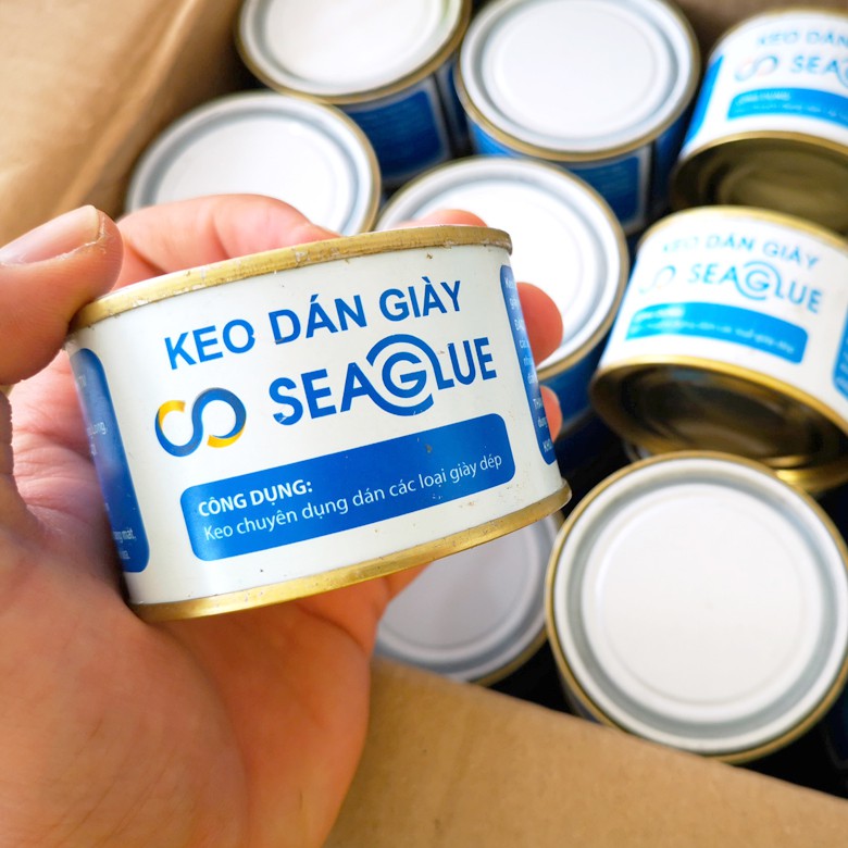 Hộp Keo Dán Giày Dép Siêu Dính Đa Năng Sea Glue 100ML Chịu Lực , Chịu Nước Tốt, Có Khả Năng Co Giãn Đàn Hồi Tốt - Kivovi