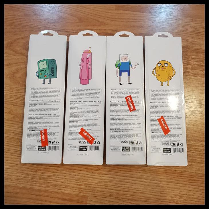 Hot Deal Adventure Time / Adventure Time Unisex Miniso Jp!!!!! Đồng Hồ Đeo Tay