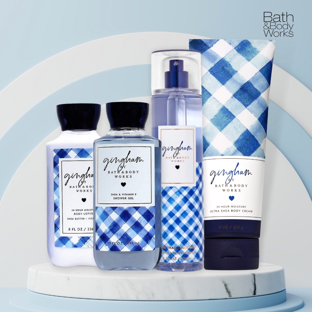 Xịt thơm toàn thân Bath & Body Works Gingham Dành Cho Nữ Chai 236ml