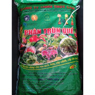 Phân trùn quế Thủy Cam 5kg đã xử lý - trộn đất, bón cây