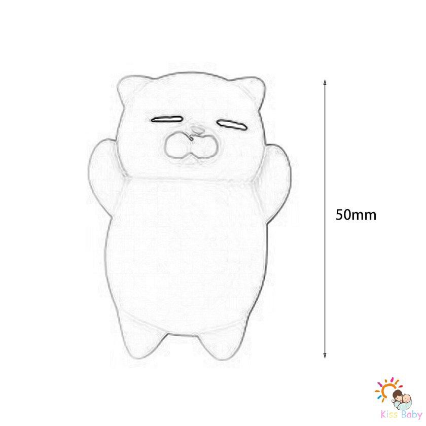 Đồ chơi bóp mềm hình chú mèo dễ thương giảm căng thẳng hiệu quả