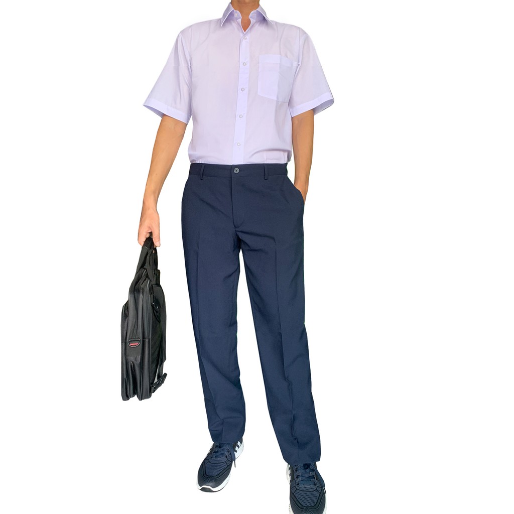 Áo sơ mi học sinh nam cấp 2 - 3 Viettien