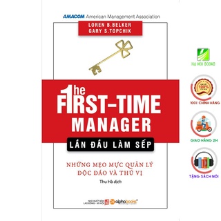Sách - Lần đầu làm sếp - Alphabooks