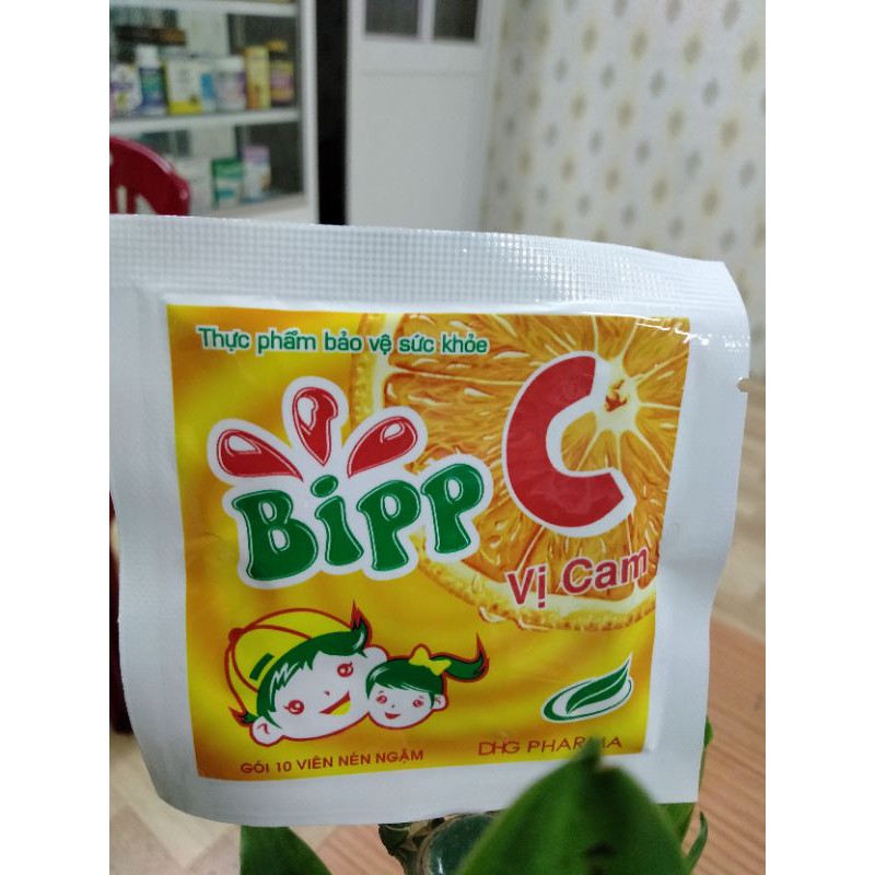 Kẹo C ngậm tuổi thơ ( Bipp C)-gói 10 viên