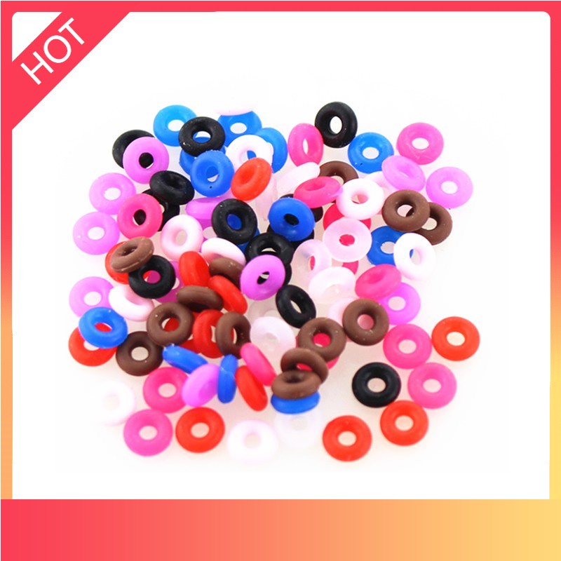 Bộ 10 Vòng Đệm Silicone Tròn Chống Trượt Dùng Làm Vòng Tay/Vòng Tay