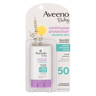 [BEAUTYBOXHN] Chống nắng dạng thỏi Aveeno Baby Sensitive Skin Facial Sunscreen Stick SPF 50