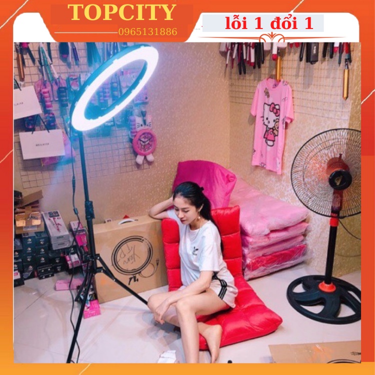 Đèn Led Livestream Full Phụ Kiện, Gồm Chân Và Kẹp Điện Thoại. Hỗ trợ Livestream, Phun Xăm, Make Up