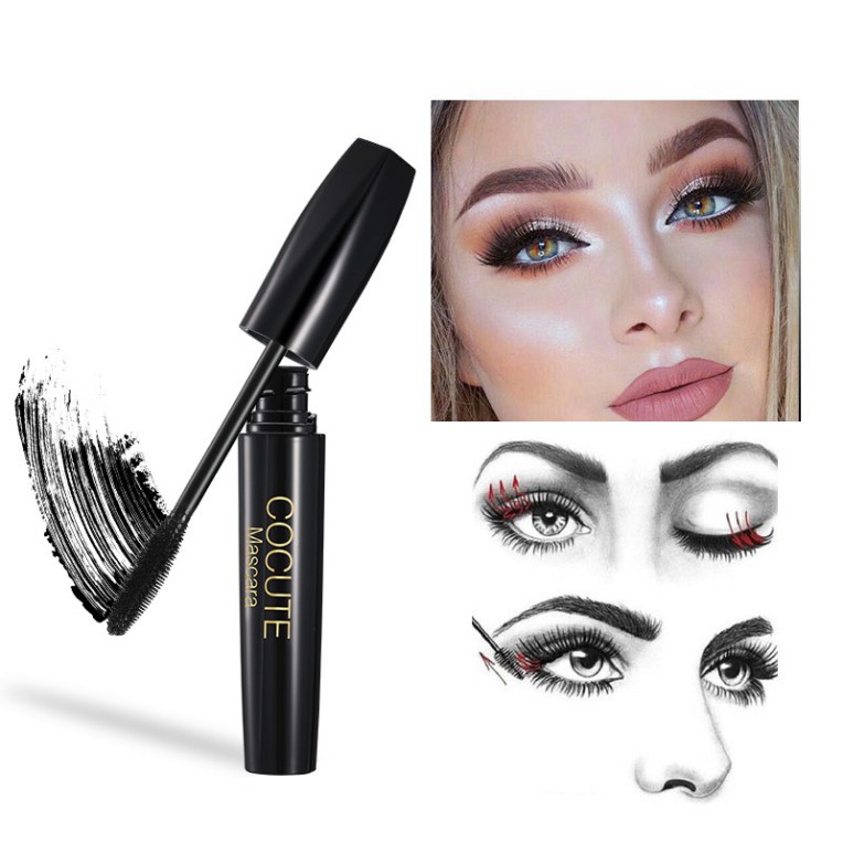Set 5 Dụng Cụ Trang Điểm Mắt Cocute Gồm Kẻ Mắt Lỏng 2g+Mascara 10g+Xà Phòng Lông Mày 3.5g+1 Cọ Chải Mày+Kẹp Bấm Mi | BigBuy360 - bigbuy360.vn