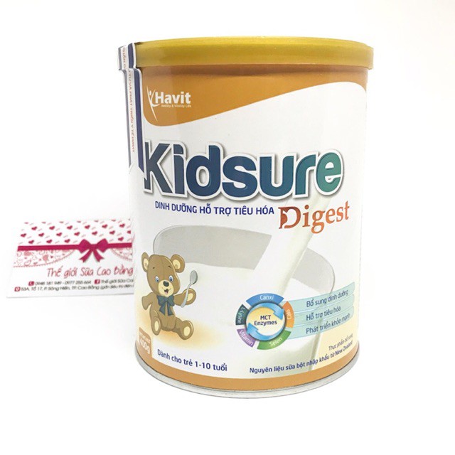 Havit Kidsure Digest 400g - 700g (Dinh dưỡng hỗ trợ tiêu hoá)