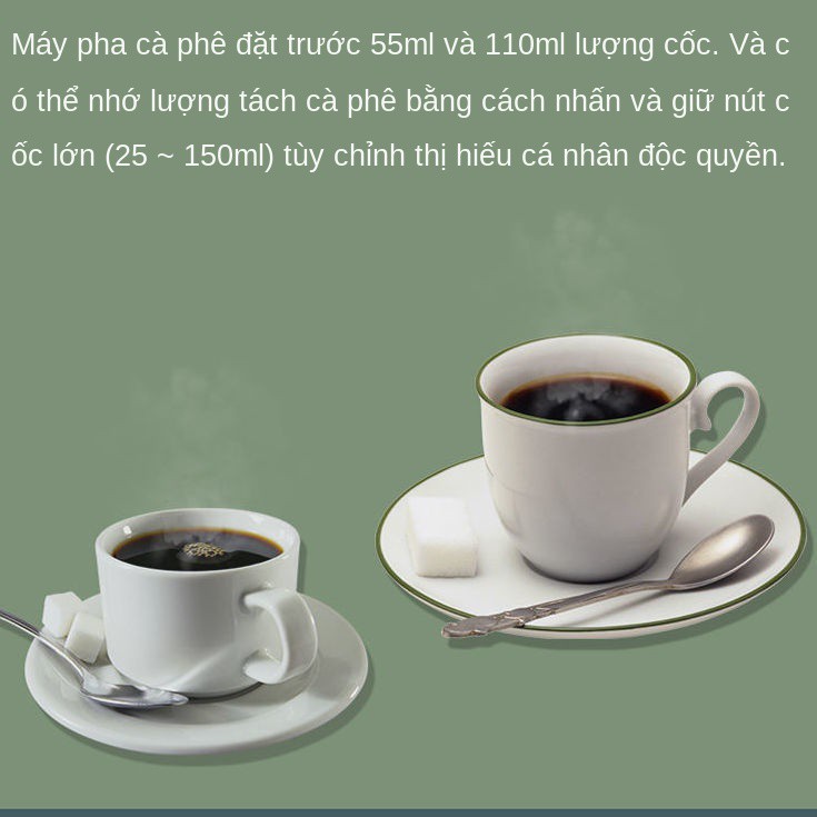 ⊕✾﹍Máy pha cà phê viên nén đa chức năng của Mỹ, espresso, bán tự động, văn phòng nhỏ và gia đình sử dụng