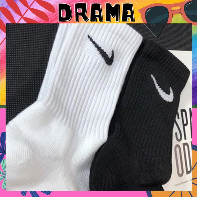 Tất Nike cao cổ, Tất thể thao cổ cao [XUẤT DƯ] Vớ nam nữ Chất liệu Cotton dày dặn, Đổ sỉ giá tốt nhất thị trường TAT003