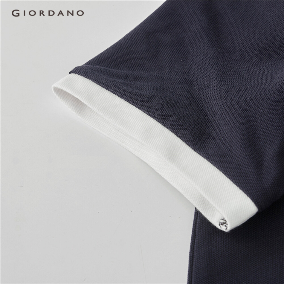 Đầm GIORDANO 05461487 cổ polo thêu hình hoa sen thời trang cho nữ  | BigBuy360 - bigbuy360.vn