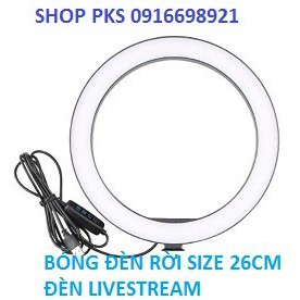 Bóng Đèn 26Cm Led Có Dây REMOTE đèn live livestream thay thế