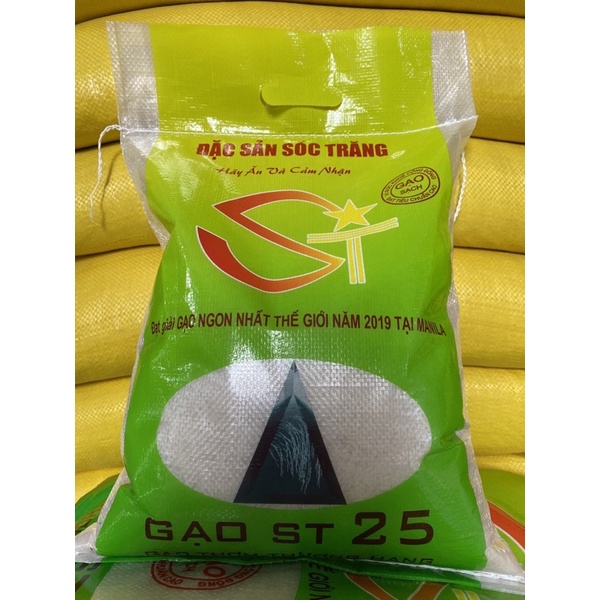 10kg gạo ST 25 đặc sản sóc trăng loại 1 chính hãng ship ngay( có bỏ sỉ)