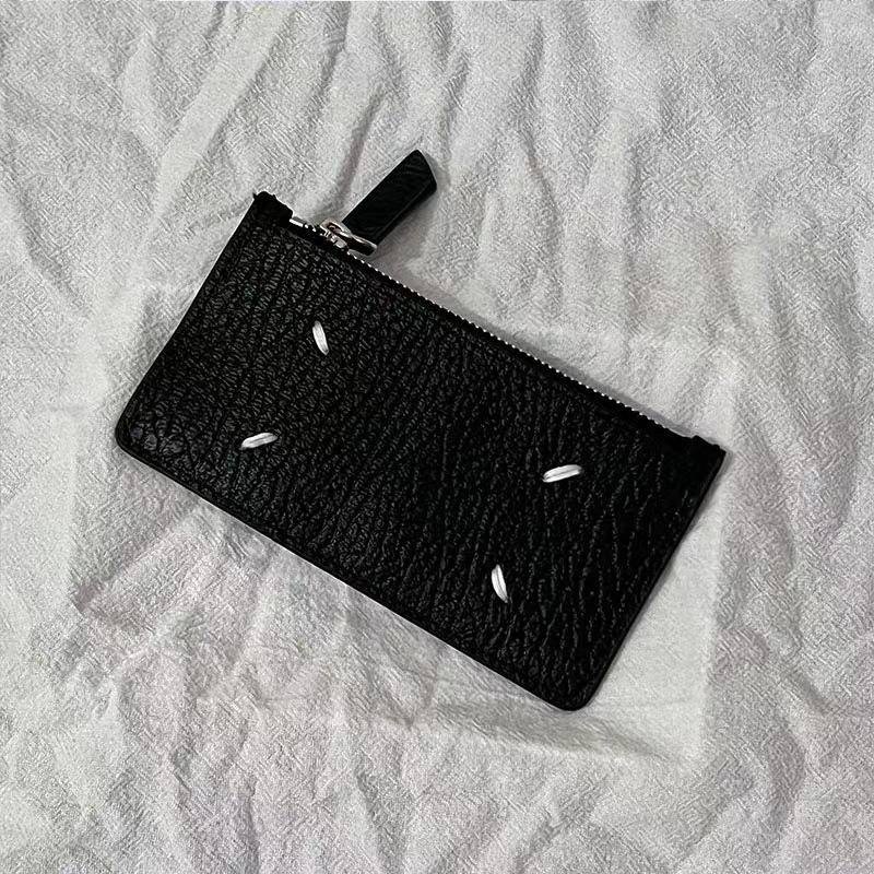 Ví Da Dáng Dài Có Khóa Kéo MM6 MM6 Thời Trang Cao Cấp