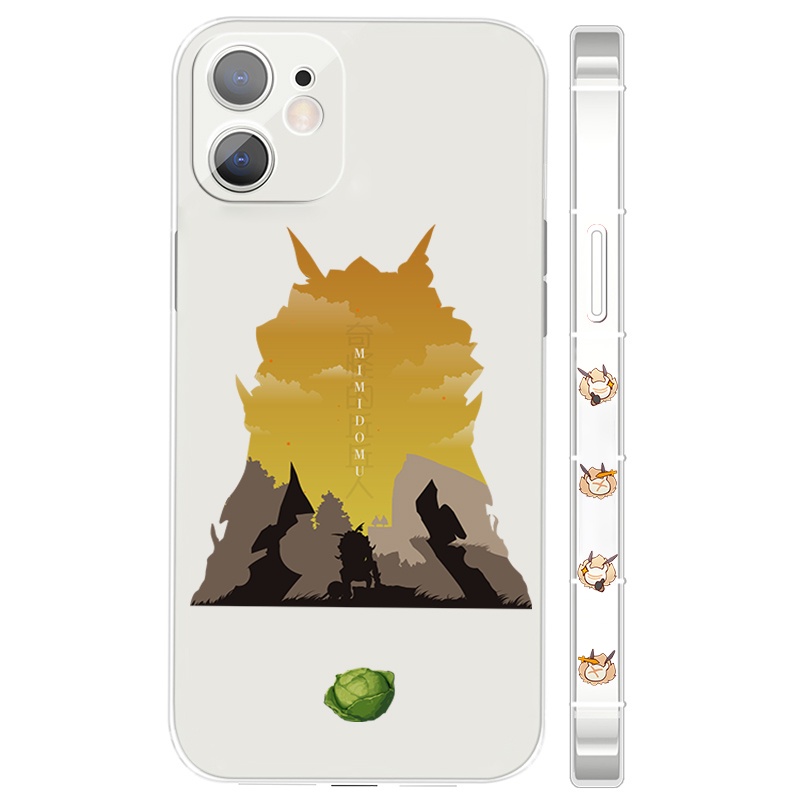 Hilichurl phone case Genshin Impact new Khaenri'ah transparent game cartoon anime cute monster Iphone Tcho-Tcho anime culture quadratic element protective case
