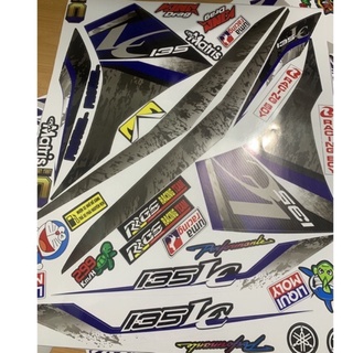 Tem Exciter 135 LC V6 xanh