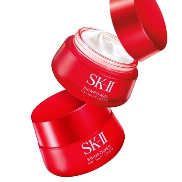 Kem dưỡng chống lão hóa SKII Skin Power Cream và Airy Milky Lotion 80g