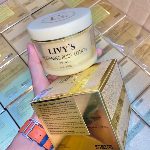 KEM BODY LIVY SIÊU TRẮNG