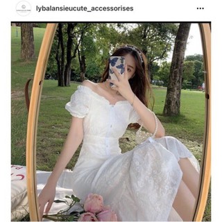 Váy trắng taobao +2,2% phí shopee