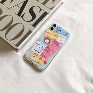 Ốp trong in hình Travel ticket Sugar19official