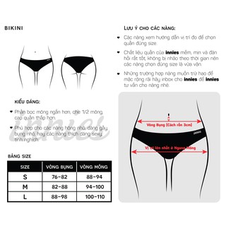 Combo 3 quần lót seamless innies - form Bikini