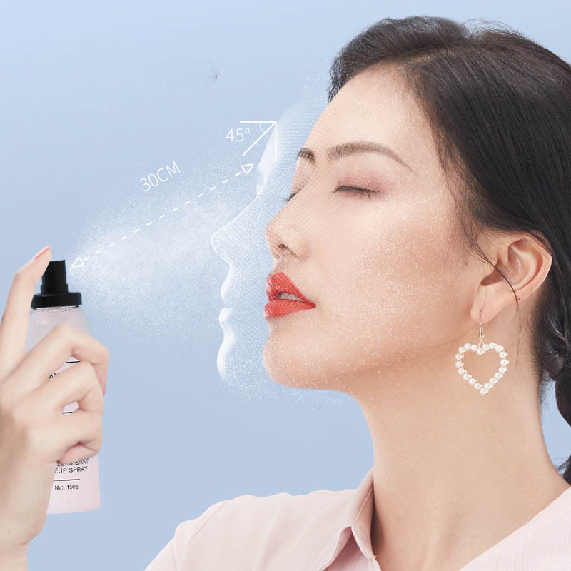 (Sỉ Siêu Rẻ) Xịt Nhũ Khóa Trang Điểm bắt sáng xịt khóa lớp nền Star Quicksand Flash Make Up Spray (xktd)