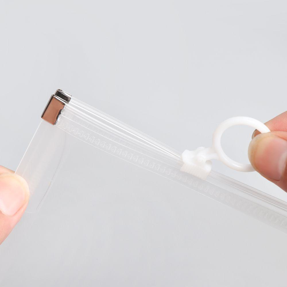 CHOOKEY 1 Túi Đựng Tài Liệu Trong Suốt Cỡ Lớn Chống Thấm Nước Tiện Dụng Giá Đỡ