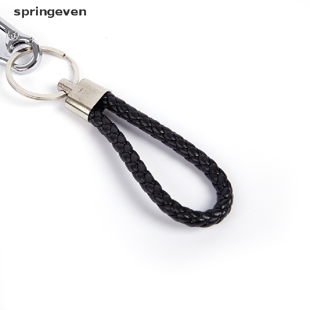 Móc Chìa Khóa Xe Hơi Bện Dây Có Gắn Số Chống Thất Lạc Tiện Dụng