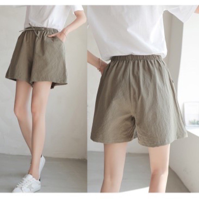 Quần shorts, quần đùi nữ ống rộng-karul.