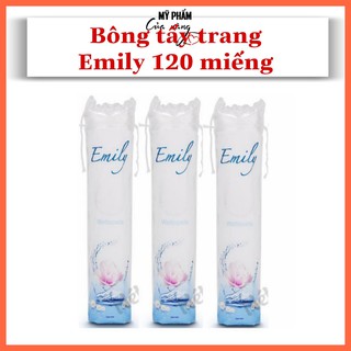 Chính hãng - Bông tẩy trang Emily 120 miếng