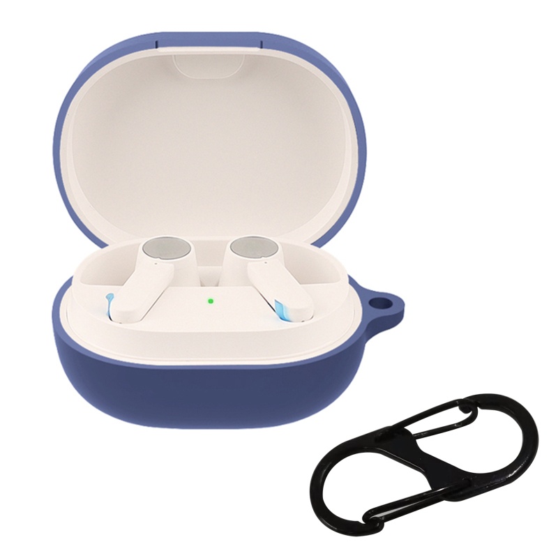 Vỏ bảo vệ hộp sạc tai nghe không dây bằng silicon chống sốc chống bụi cho SoundPEATS Q