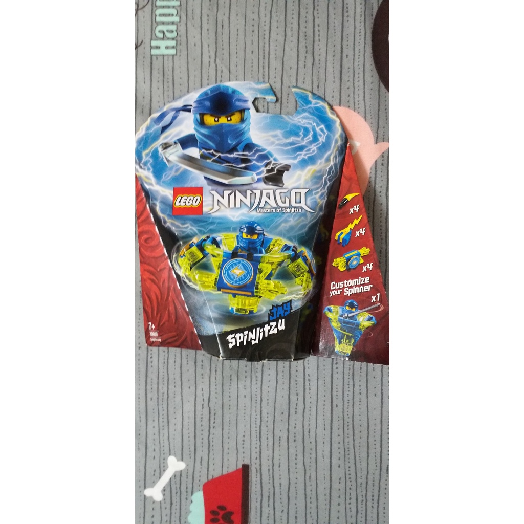 Lego Ninja Go 70660_ Con quay NINJAGO Spinjitzu Jay(97 chi tiết)