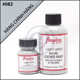 [CHÍNH HÃNG - KHÔNG CHIẾT] Light Grey 082 - Màu ANGELUS Leather Paint Standard vẽ trên da, vải, custom giày