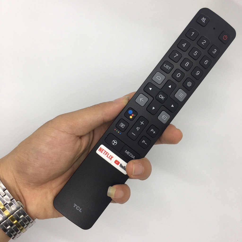 Remote TV TCL GIỌNG NÓI ZIN HÀNG HÃNG - Điều khiển tv TCL micro dài mới nhất có chức năng MICRO