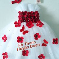 Váy tutu công chúa Trắng-CTC đỏ