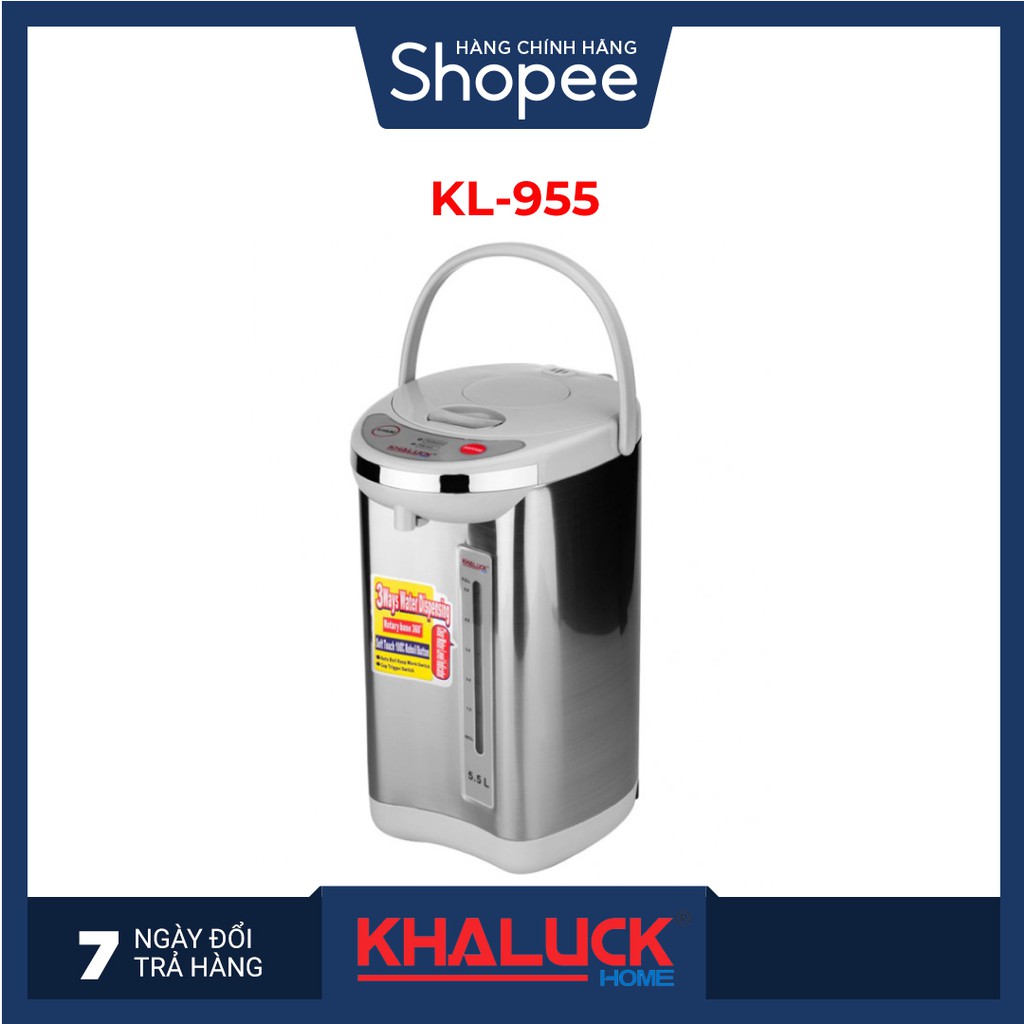 Bình thủy điện Khaluck KL-955 - Dung tích 5.5L