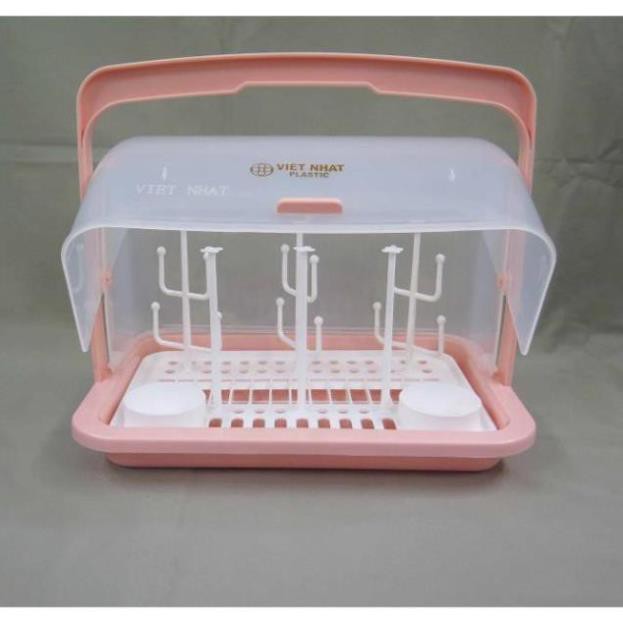 ( hang hot) Khay Úp Bình Sữa Có Nắp Đậy Nhựa Việt Nhật – thùng hộp đựng gọn đồ - thu gọn diện tích sản phẩm