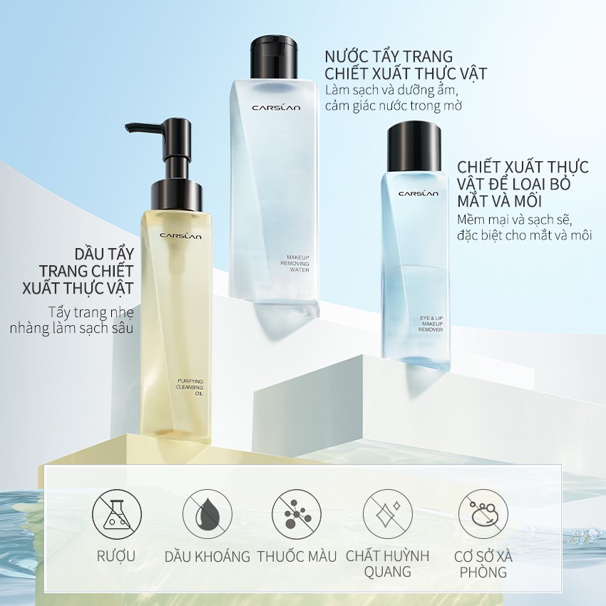 Dầu Tẩy Trang Carslan Chiết Xuất Thực Vật Làm Sạch Sâu 120ml