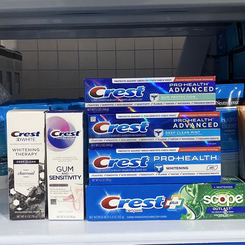 Kem đánh răng Crest hàng Mỹ