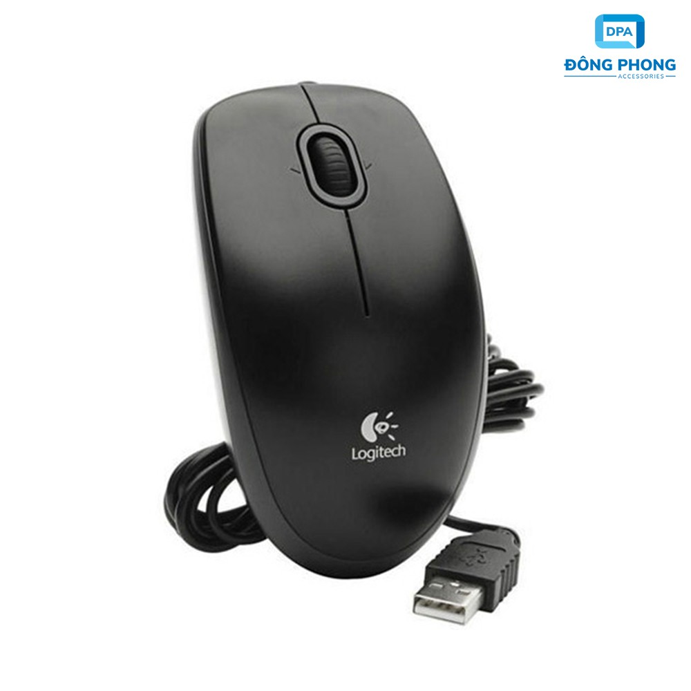 Chuột Có Dây Logitech B100 Chính Hãng