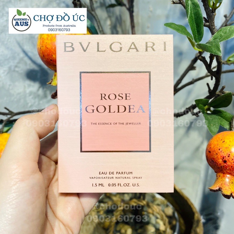 Nước hoa mini BVLGARI Rose Goldea vial 1.5ml