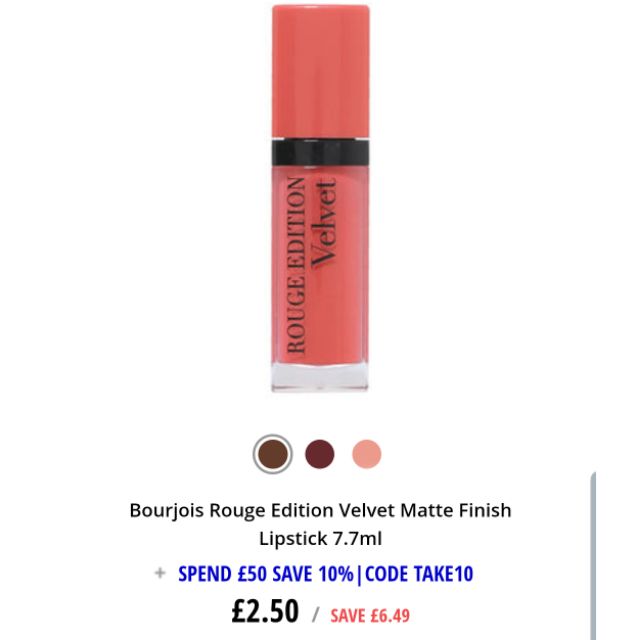 [Bill UK] Son Bourjois UK Đủ màu