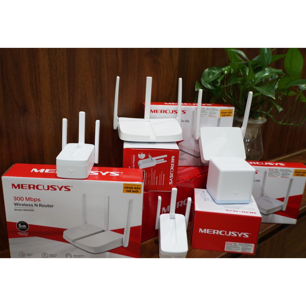 Router bộ phát wifi chuẩn N tốc độ 300Mbps Mercusys MW 305R 300Mbps 3 râu | BigBuy360 - bigbuy360.vn