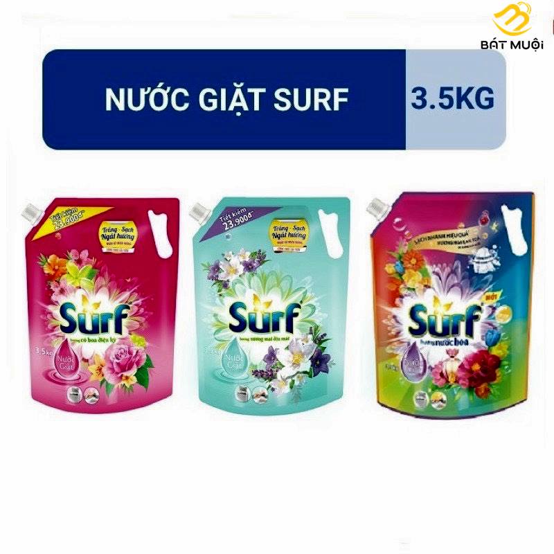 Nước Giặt Surf Túi 3.5Kg/3.3kg/2.2kg