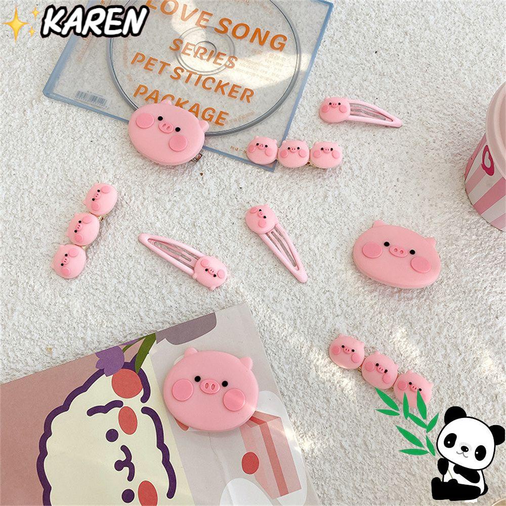 Kẹp Tóc Màu Hồng Mới Năm 2021