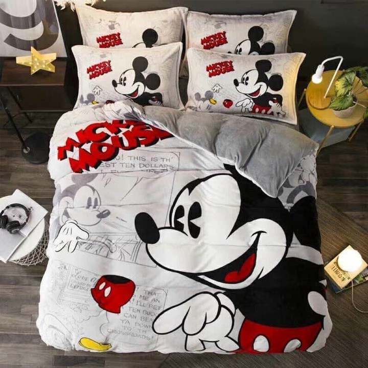 BỘ CHĂN GA GỐI NỈ NHUNG HÌNH 3D SIÊU CUTE