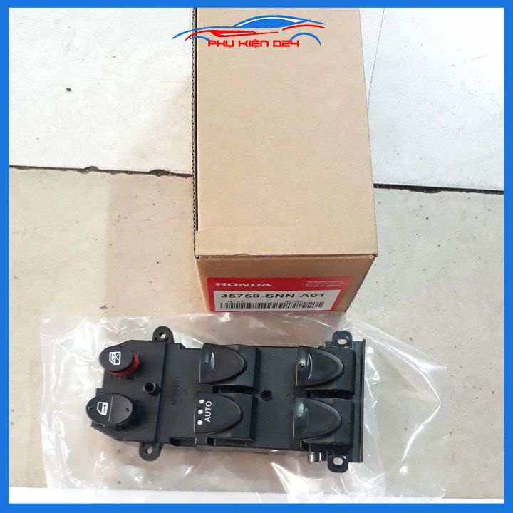 Công tắc kính tổng Civic 2006-2010 mã 35750-SNV-H51 nâng hạ kính lên xuống ô tô