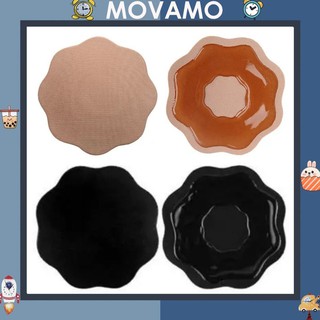 Bộ đôi miếng dán ngực Movamo nhỏ gọn tiện lợi hình hoa mai MD11